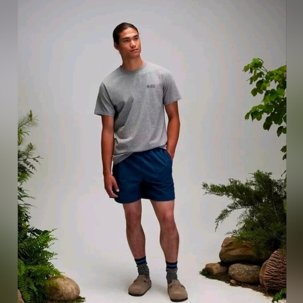 Navy Blue Men's Alpine Design Hiking Outdoor Shorts 5" Inseam SMALL
